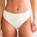 Wrangler Billabong X  Cream Eyelit Your Fire Swim Bottom Size M Photo 0