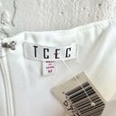 TCEC  feminine white ruffle mini dress size medium new with tags Photo 5