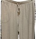 Sofia Vergara  Intimates Jogger Pants Loungewear Soft Modal Size Large Tan Pocket Photo 2