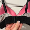 PINK - Victoria's Secret VS PINK grey & black bra Photo 3