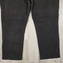 Riders By Lee  Stone Washed Black Denim Relaxed Cropped Jeans Women's Size 18P Photo 9