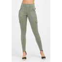 Spanx Stretch Twill Ankle Cargo Pants in Soft Sage Photo 3