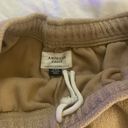 American Eagle Super Fuzzy Tan Sweatpants Photo 1