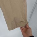 L.L.Bean  Women's High-Rise Flat Front Favorite Fit Cropped Pants Beige Size 18 Photo 6