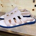 Melissa  Women's Boemia Slingback Sandal Light Pink Blue Size 9 Comfortable Photo 0