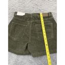 American Eagle  Womens Corduroy Mom Mini Skort Green Boho High Rise NEW 27 Photo 6