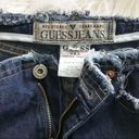 Guess Vintage Y2K 90s  No Waistband waist bootcut 100% cotton frayed jeans 30 Photo 7