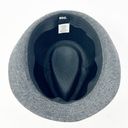 BDG  Urban Outfitters UO Womens Wool Blend Short Brim Ribbon Fedora Hat Gray Photo 4