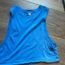 Forever 21 Blue  Cropped Tank Top Photo 1