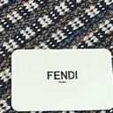 Fendi Mini Rush Bicolor Vitello Mirror Calfskin Chain Clutch Argento/Champagne Photo 16