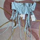 For Love & Lemons NWT  Bourbon Blue Waist Corset Photo 4