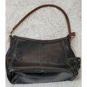 Relic  Black Brown Shoulder Bag Woven Handle Photo 0