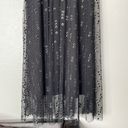 Hunter Bell NWT Hard to Find!  Beckett Space Oddity Black & Silver Tulle Dress 8 Photo 4