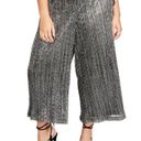 Rachel Rachel Roy Raw Edges Off the Shoulder Top Vicky Wide Leg Crop Pant Set 2X Photo 1