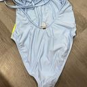 PilyQ NWOT Pastel Colorblock  One Piece Swimsuit Size Medium Photo 1