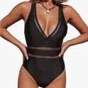 Beachsissi Women One Piece Swimsuit Sexy Deep V Neck Cross Back Bathing Suit Photo 0