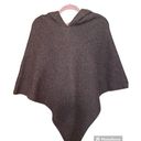 Nardi & Tagliaferri Wool Blend Poncho Cape Shawl Made in Italy Gray Size undefined Photo 0