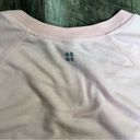 Sweaty Betty  Chelsea Crop Sweatshirt Light Pink Crewneck Pullover Size Small Photo 5