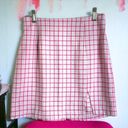 Wild Fable 5/$35     Womens Skirt Sz 4 Pink Gingham Plaid White Flannel Feel Mini Photo 4