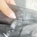 White House | Black Market  WHBM Genuine Black Leather Slim Ankle Pants Size 00 Photo 5