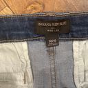 Banana Republic Wide Flare Leg Blue Denim Jeans Size 30 Photo 8