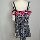 Maxine of Hollywood  one piece swimsuit.  Size 18. NWT. Removable straps. Photo 1