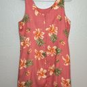 The Moon PINEAPPLE Vintage Floral Mini Silk Dress Photo 5