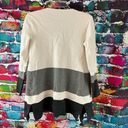 White House | Black Market  WHBM Striped Open Front Cardigan Sweater XS Photo 6