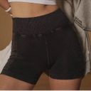 Free People Movement NWOT FP Movement by Free People Good Karma running shorts - washed Black - M/L - No exterior logo Photo 0