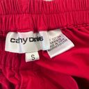 Cathy Daniels Vintage Cathy Daniel’s cropped ankle pants small cotton red Photo 1