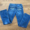 White House | Black Market  blue boot leg Rhinestone jeans size 2s Photo 5