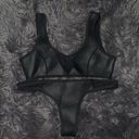 Hoaka Swimwear Hoaka black mesh thong bikini set Photo 0