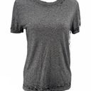 Treasure & Bond NWT  Distressed gray Heathered ripped torn T Shirt Small worn Photo 0