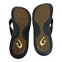 Olukai  Ohana Black and White Flip Flop Size 10 Photo 4