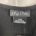 City Chic  Black Uptown Girl Dress Sz.S(16) NWT Photo 7