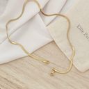 Gold Plated Herringbone Necklace Photo 0