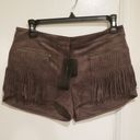 BCBGMAXAZRIA 💕💕 Western Faux Suede Fringe Shorts Photo 6