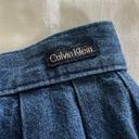 Calvin Klein Vintage  Denim Skirt Blue Midi Skirt Womens Size 10 Cotton USA Boho Photo 7