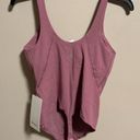 Lululemon NWT  Align Bodysuit Velvet Dust Pink- Size 2 Photo 1