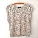 l*space Vintage  Dye Loose Fit Zigzag Knit Top Photo 0