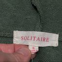 Solitaire  embroidered long cinched hoodie size small Photo 3