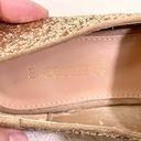 Shoedazzle ﻿ Women's Avery Pointed Glitter Flat Pink Gold Ombre Loafers Size 6.5 Photo 1