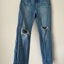 Levi's Levi strauss & co premium denim wedgie high rise ripped jeans size 27 Photo 4