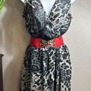 Cals #346 , Split skirt, animal printed maxi dress size large Photo 7