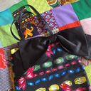 Brighton NWT  Take a Beau Black Shopper Tote Bag Purse Rainbow Mulitcolor Nylon Photo 4