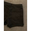 Just Black Denim  Fitted Boyfit Single Cuff Shorts Size XL NWT Stretchy & Soft Photo 8