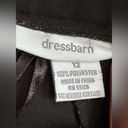 Dress Barn Vintage Black High Waisted Dress Pants Sz 12 Crease Front & B… Photo 6