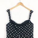 Privacy Please  Lily Mini Dress Size XL Black Polka Dot Ruffle Sleeveless Linen Photo 11