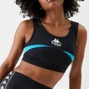 Kappa  Black Blue Pink Football Efin Sports Bra Size Small Photo 0