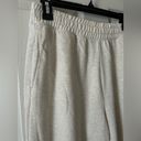 American Eagle  Boyfriend Oatmeal Color Flower  Embroidery Sweatpants Size Med Photo 9